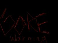 My very first gore drawing (bad XD)