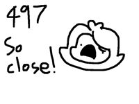 497 followers!