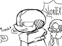 If vortex fell down the stairs