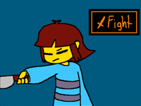 Frisk - Undertale genocide