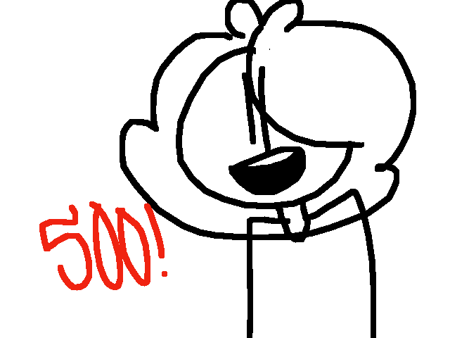 YAYY 500 FOLLOWERSSS