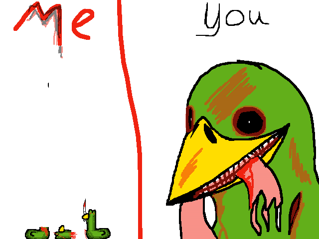 Draw me scary @duck_bro