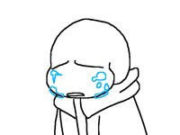 I like drawing tears