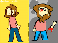 Make me look scary Art by:@things2do