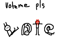 Vote me ples