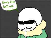 Ever seen zen actually mad and serious?