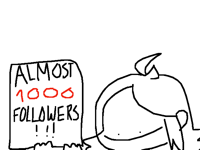 Guys follow me ples we almost (not rlly) to 1000!