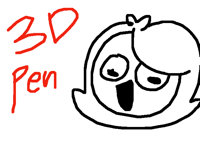 I GOT A 3D PEN FOR MY B DAY