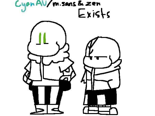 Cyan au/ m.sans & zen exists
