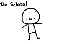 No school till April