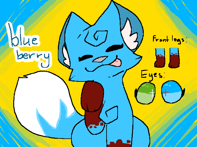 Blue Berry OC (furry)