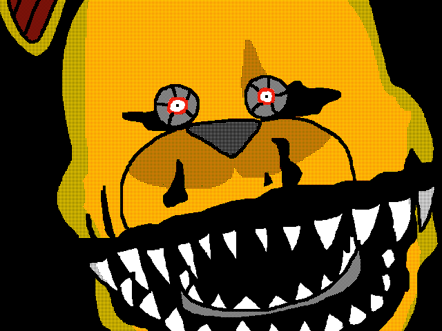 Nightmare fredbear but I didn't add much effort