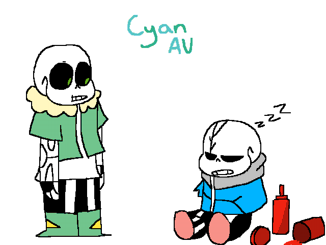 Calling the comic cyan au