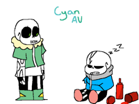 Calling the comic cyan au