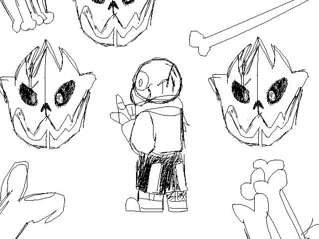 When u make sketch and give up