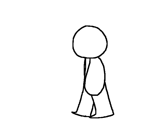 Weirdest walk cycle I made yet