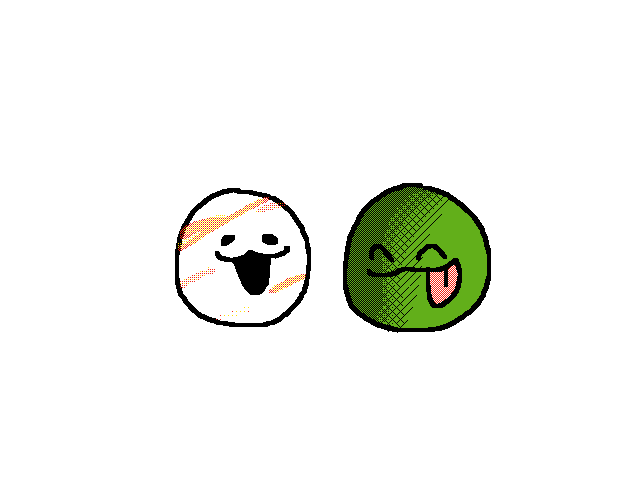 Found these two marbles in a toy box