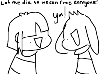 Asriel and Chara backstory in a nutshell