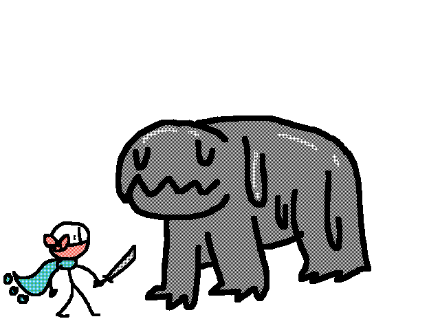 Ace v.s corrupted monster