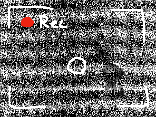 Competition try to draw a ghost on a camera