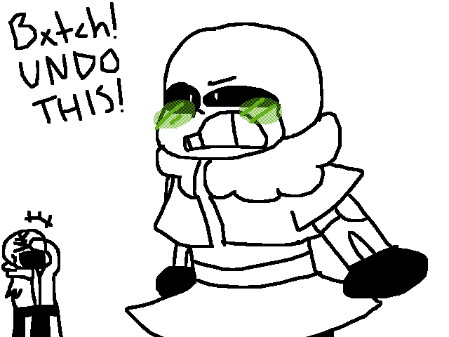 Was drawing zen and noticed it looked like a skirt