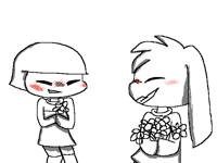 Two birds on a feather WIP