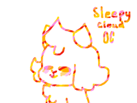 Just remembered my old oc sleepy cloud