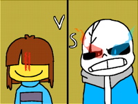 Sans vs Frisk (MASSACRETALE AU)