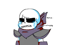 The child is sad