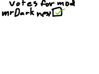 Checking who votes for mod