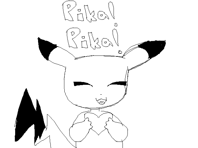 Pikachu gives you heart!