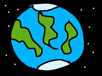 Something Going around Planet Earth