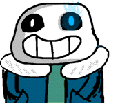 A crap Sans that I drew in 1 minute