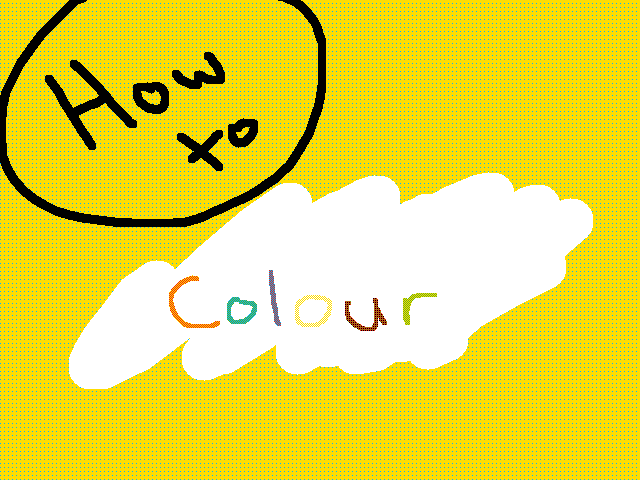 How to: make colour!