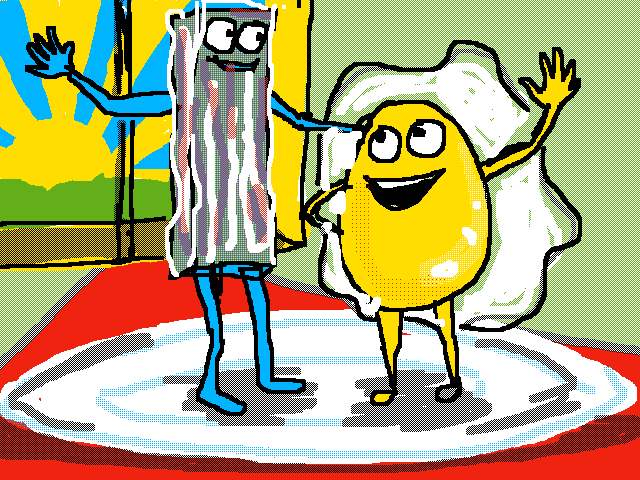 If food was glad to see you!