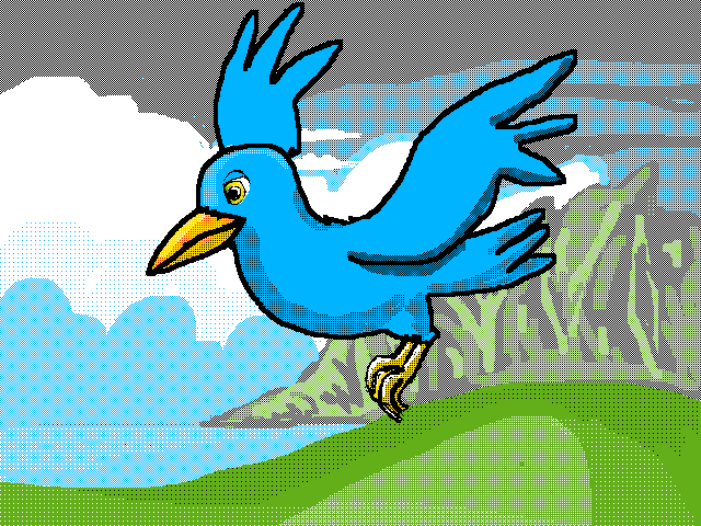 Flying Bluebird