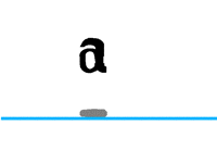 Animated A