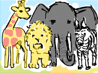 African buddies