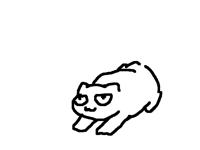 猫ストレッチ