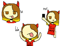 Little devil stikers