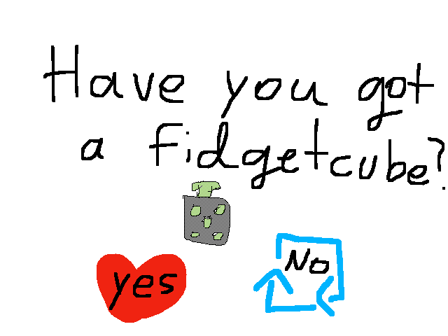 Have you got a fidget cube?