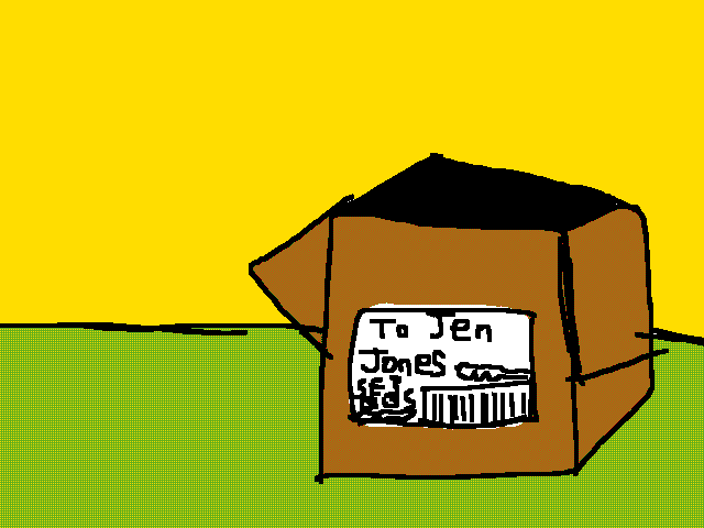 The best thing inside a parcel? - a fairy!