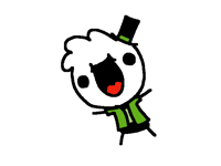 @Wazabi with hair and a shirt n pants