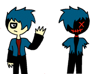 Emo me and his shadow