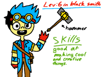 @DreamMilkshake_ my Oc for your adventure thing
