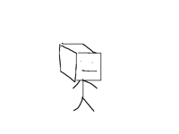Cube man