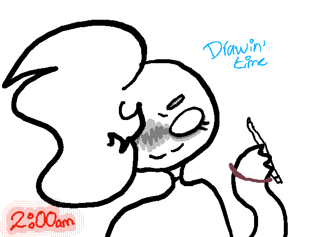 when you think of an oc idea n have to draw it
