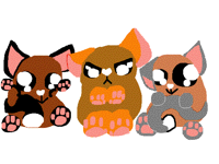 My 3 potato OC's