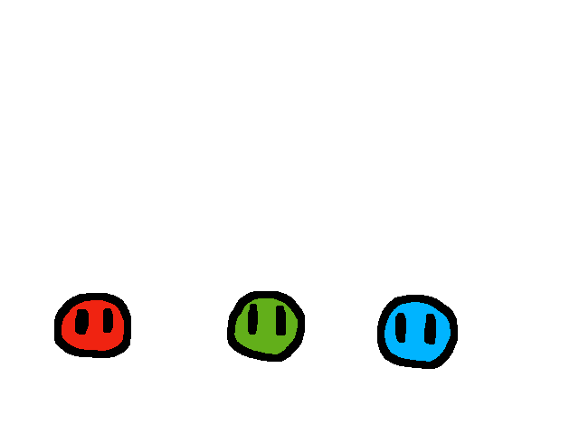 三色球Three balls of different colors