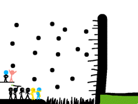 Stick Obstacle Course 4!